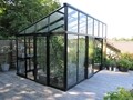Freestanding Lean-to Glass Greenhouse 